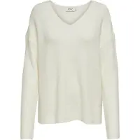 ONLY Pull-over 'ONLCamilla' blanc cassé
