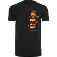 Mister tee T-Shirt 'A Burger' mélange de couleurs / noir