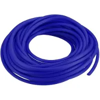 OEM Tuyau en caoutchouc de 5 mètres, diamètre de 2 mm, diamètre intérieur de 1 mm, creux, pour la création de bijoux artisanaux