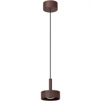 Lucide LENZ – Applique d'intérieur/d'extérieur – Ø 11 cm – LED – 1x8 W, 2700 K – IP54 – Brun rouille | Essential