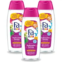 Fa Pflege 3 x Gel douche et shampooing "Fa Kids Underwater Fantasy" - 250 ml - Pack avantage - 3 pièces
