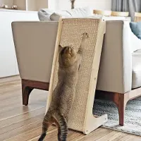 Merkloos Griffoir pour chat griffoir vertical - Vertical - Feutre - Bois