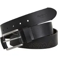 Pepe Jeans pour homme. PM021061 Ceinture Marcus noire (95 cm), Casuel, Cuir