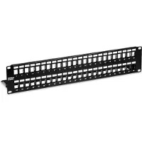 Trendnet TC-KP48S Panneau de brassage (plaque d'obturation), Serveur : accessoires, Noir