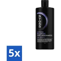 Syoss - Blond - Shampooing - Styling longue durée - 440ml - Pack avantage - 5 pièces