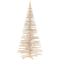Syfax Arbre de Noël Holz KOTKA, 240 cm, en bois de pin massif, aspect naturel