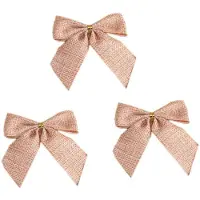 Sonstiges Décorations de Noël en forme de boules, 10 pièces, rose clair, 7 x 7,5 cm
