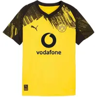 Puma Bvb Borussia Dortmund 25/26 Replica Junior Home Short Sleeve T-shirt Jaune 7-8 Years Enfants