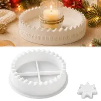 OEM Moules en silicone pour bougies en forme de calendrier de l'Avent, lot de 2