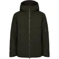 The Mountain Studio - Veste isolante et imperméable en PrimaLoft&reg; - Alp-3 Stretch 3L Insulated Jacket Peat en Nylon - Taille M - Kaki