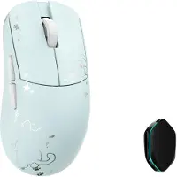 WLMouse Ying - Blue Cat (Omron Optical) Wireless 8K Magnesium Mouse (Filaire, Sans fil), Souris, Bleu