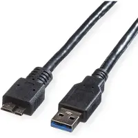 Roline Câble USB - Micro-USB Type B (mâle) vers USB Type A (mâle)