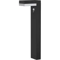 Lumisky Balise solaire à fixer ou planter LED blanc chaud avec détecteur de mouvement CENOVA TALL H50cm