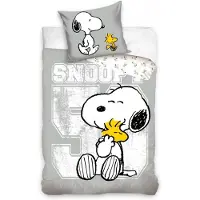 Carbotex Poesie Snoopy Ensemble de literie jeune 140x200