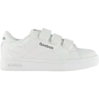 Reebok Baskets basses enfant Classic COURT CLEAN HOOK LOOP STRAPS filles - Blanc - 30