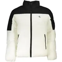 Calvin Klein Veste pour homme blanche : résistante, imperméable et respectueuse de l'environnement