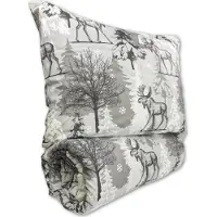 Brotex® Housse de couette de Noël en coton, dimensions 140x200 cm et 70x90 cm, modèle Lara