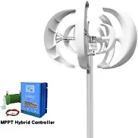 OEM Éolienne, haute efficacité, installation facile, avec système de contrôle hybride, 3000W, 12V
