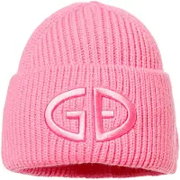 Goldbergh - Bonnet à revers en laine - Valérie Beanie W Pink Cosmos en Laine - Rose