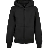 Build Your Brand Organic Basic Full Zip Sweatshirt Noir 146-152 cm Garçon