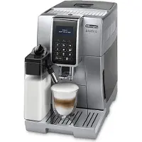 De'Longhi DeLonghi ECAM 356.77.S DINAMICA Machine à café automatique argent avec fonction cafetière, Couleur:Argent