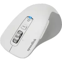 Speedlink Souris rechargeable VELORA - Sans fil, Bluetooth, molette de défilement « Smart Flying », blanche (Sans fil), Souris, Blanc