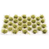 Merkloos Wargaming : Rouleaux de gazon statiques - Adhésifs - 32 pièces - Jaune clair