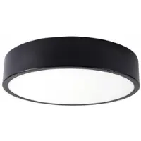 Silamp Plafonnier LED Noir 18W 25cm - Blanc Chaud 2300K - 3500K