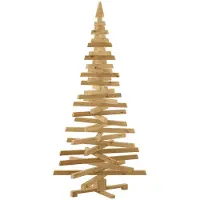 DKD Home Decor Sapins de Noël avec support Marron 180 cm Pin massif