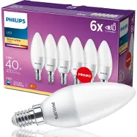 Philips 5,5W - E14 - 2700K - 470 lumen lot de 6