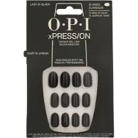 OPI xPRESS/ON Faux ongles Lady in Black 30 pcs