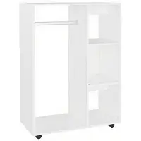 vidaXL Armoire blanche 80x40x110 cm Bois composite