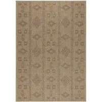 Morhane Dhaka Baita tapis extérieur/intérieur coureur 80x250cm jute noir