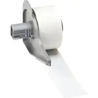 Brady M7C-1000-595-WT, ruban vinyle, blanc, brillant, 25,40 mm x 15,24 m, permanent, continu (25.40 mm)