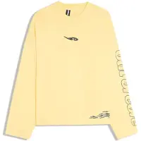 Bershka T-Shirt 'OUT OF CORE' marine / citron