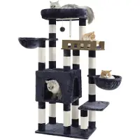 Merkloos Solidchoice - Arbre à chat pour grands chats, avec plusieurs griffoirs
