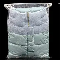 Merkloos Omgoods - 20 sacs en plastique transparents avec fermeture éclair, dimensions 40 x 50 cm