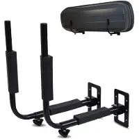 Merkloos Support de coffre de toit mural - Support de fixation - 40 kg - 32 à 52 cm - Avec chevilles et vis