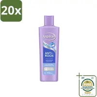 Unilever 20 flacons de shampooing Andrélon Anti-pellicules - 250 ml - Pack économique - 20 pièces