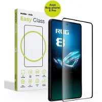 Mobile Origin EasyGlass pour Asus Rog phone 8 Pro (1 pcs, Asus ROG Phone 8 Pro), Téléphone portable : film de protection, Noir, Transparent