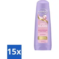 Unilever 15 x Après-shampooing Andrélon Extra Brillance - 200 ml - Pack économique - 15 pièces