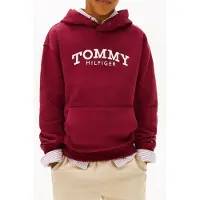 Tommy Hilfiger Sweatshirts à capuche MONOTYPE PRINT HOODIE garcons - Bordeaux - 14 ans