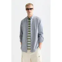 Scotch & Soda 182213 Regular Fit Long Sleeve Shirt Bleu XL Homme