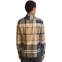 Barbour pour homme. MSH4980 Chemise Dunoon Tartan Tailored beige (XL), Casuel, Multicolore, Coton, Manche longue