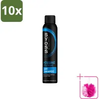 Syoss 10 flacons de shampooing sec volumisant - 200 ml - Lot de 10
