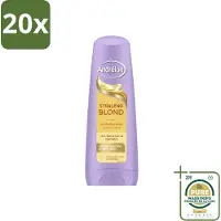 Unilever 20 flacons de revitalisant Andrélon Stralend Blond, 200 ml chacun, lot de 20 pièces