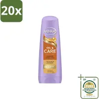 Unilever 20 flacons de revitalisant Andrélon Oil & Care pour cheveux secs et crépus, 200 ml - Pack économique - 20 pièces