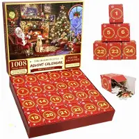 Merkloos Calendrier de l'Avent 2024 contenant 1008 pièces de puzzle