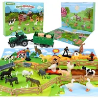Merkloos Calendrier de l'Avent pour enfants sur le thème de la ferme