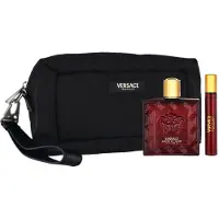 Versace Coffret Eau de Parfum Eros Flame, 100 ml, 3 pièces